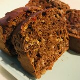 パウンドケーキ型で作るココアホットケーキ